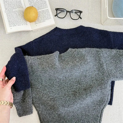 ニット・セーター キッズトップス ビッグリボン長袖ニットセーター【mh0007926】