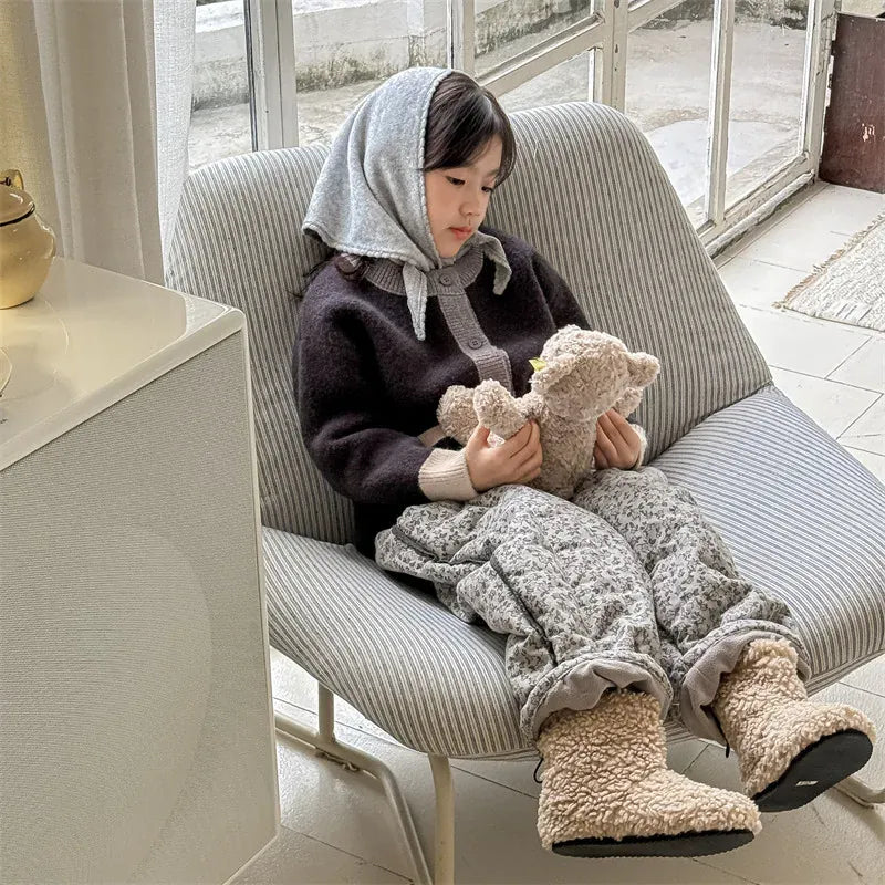 カーディガン・パーカー キッズカーディガン パッチワークカラフルニットカーディガンジャケット【mh0007929】