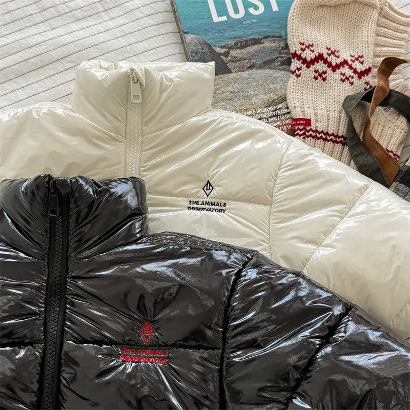 ショートコート・ジャケット・ジャンパー キッズアウター ハイネックパデッド中綿ダウンジャケット【mh0008466】