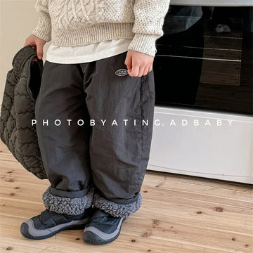 ロングパンツ・スウェットパンツ キッズパンツ 裏ボアフリース防寒ロングパンツ【mh0008467】