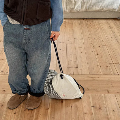 デニムパンツ キッズパンツ シンプルベーシック裏フリースデニムパンツジーンズ【mh0008471】