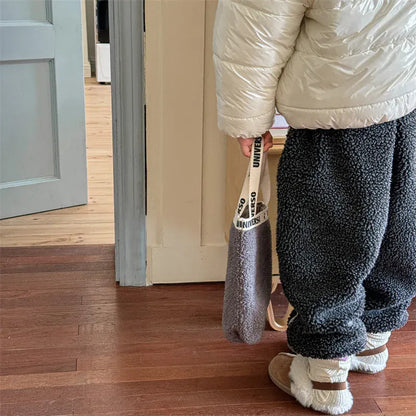 ロングパンツ・スウェットパンツ キッズパンツ ワッペンサイドラインボアフリースロングパンツ【mh0008475】