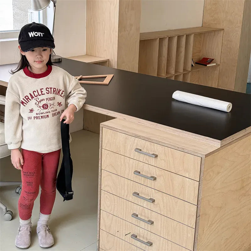 レギンスパンツ キッズパンツ レターロゴプリントレギンスパンツ【mh0008719】