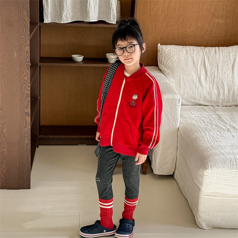 カーディガン・パーカー キッズトップス サイドラインジップアップスウェットジャージ【mh0008987】