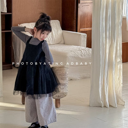 ノースリーブワンピース ノースリーブチュールスカートワンピース【mh0009373】