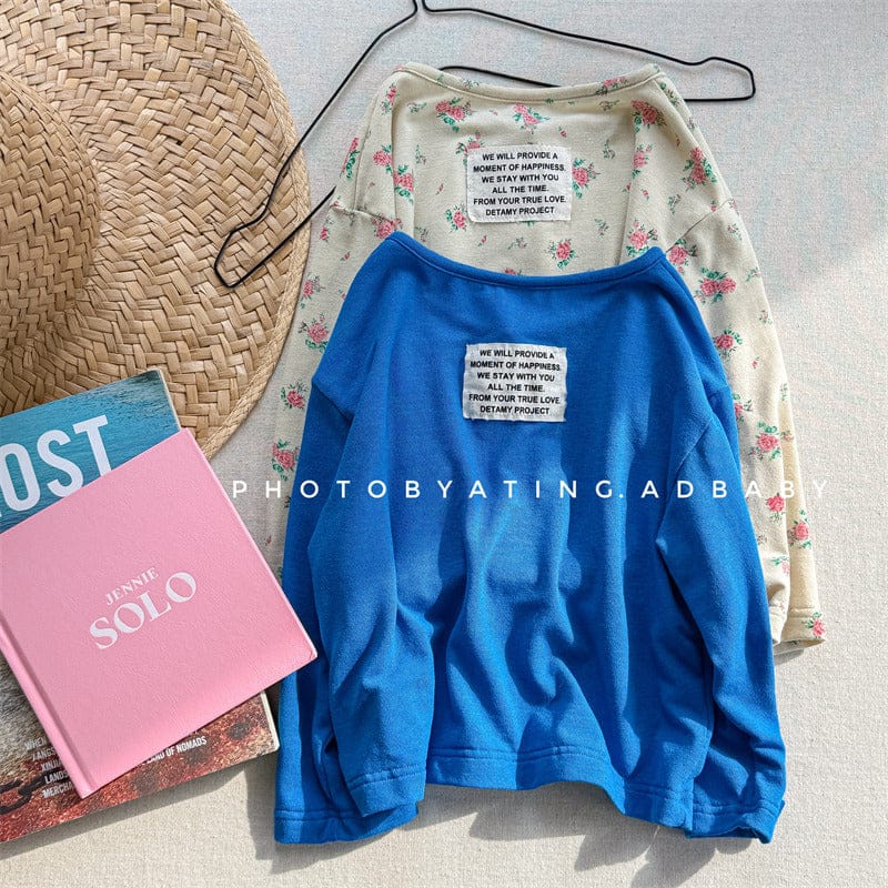 カーディガン・パーカー フラワープリント/無地長袖カーディガン【mh0009377】