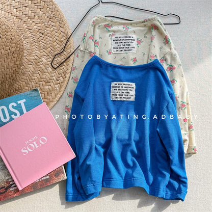 カーディガン・パーカー フラワープリント/無地長袖カーディガン【mh0009377】