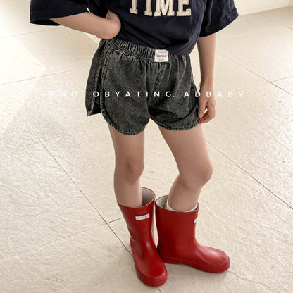 ハーフパンツ・ショートパンツ デニムショートパンツトラックパンツ【mh0009383】