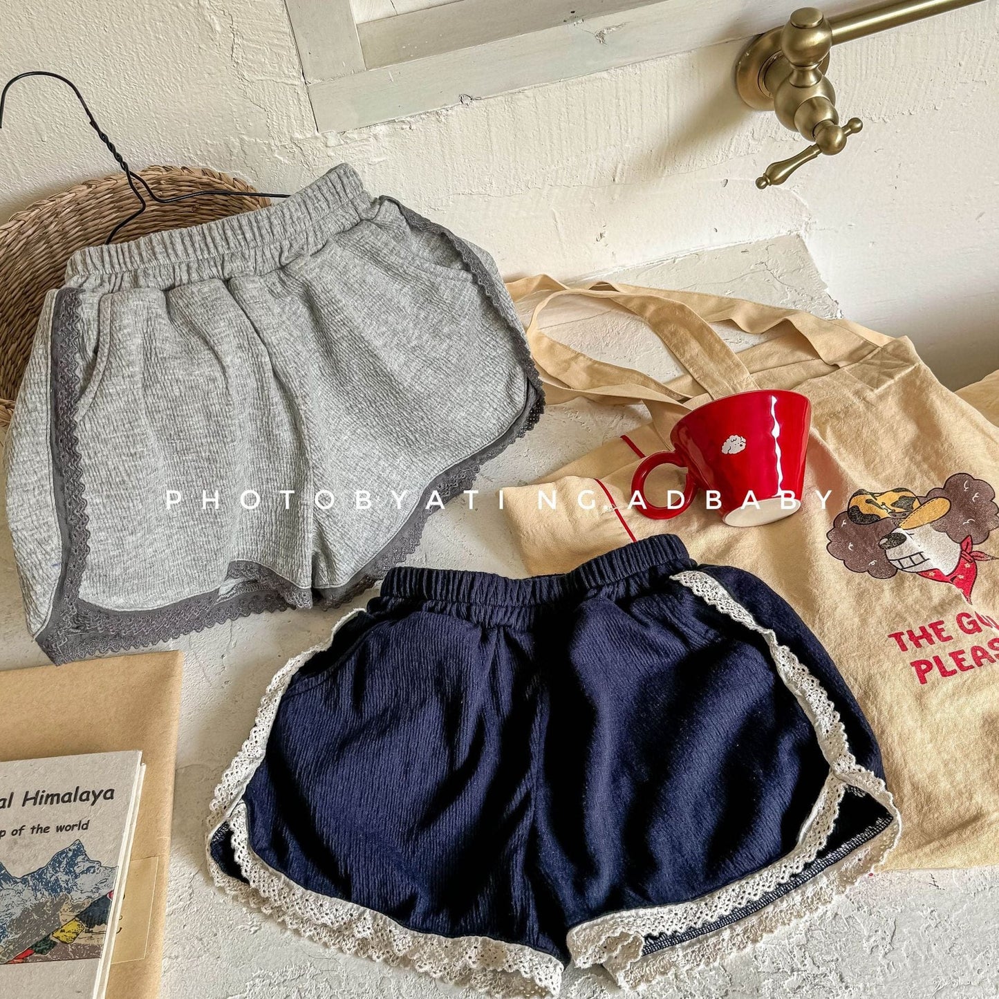 ハーフパンツ・ショートパンツ レースバイピングショートパンツ【mh0009386】