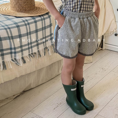 ハーフパンツ・ショートパンツ レースバイピングショートパンツ【mh0009386】