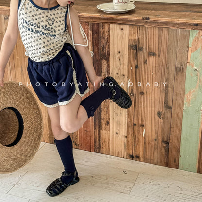 ハーフパンツ・ショートパンツ レースバイピングショートパンツ【mh0009386】