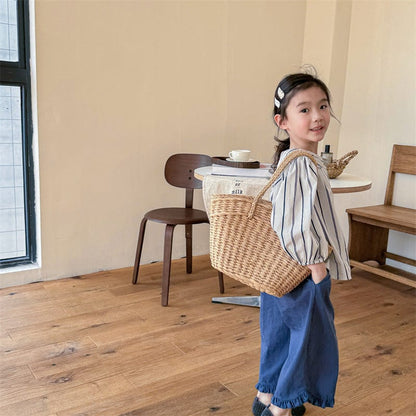 ロングパンツ・スウェットパンツ フリルリボンワイドルーズパンツ【mh0009393】