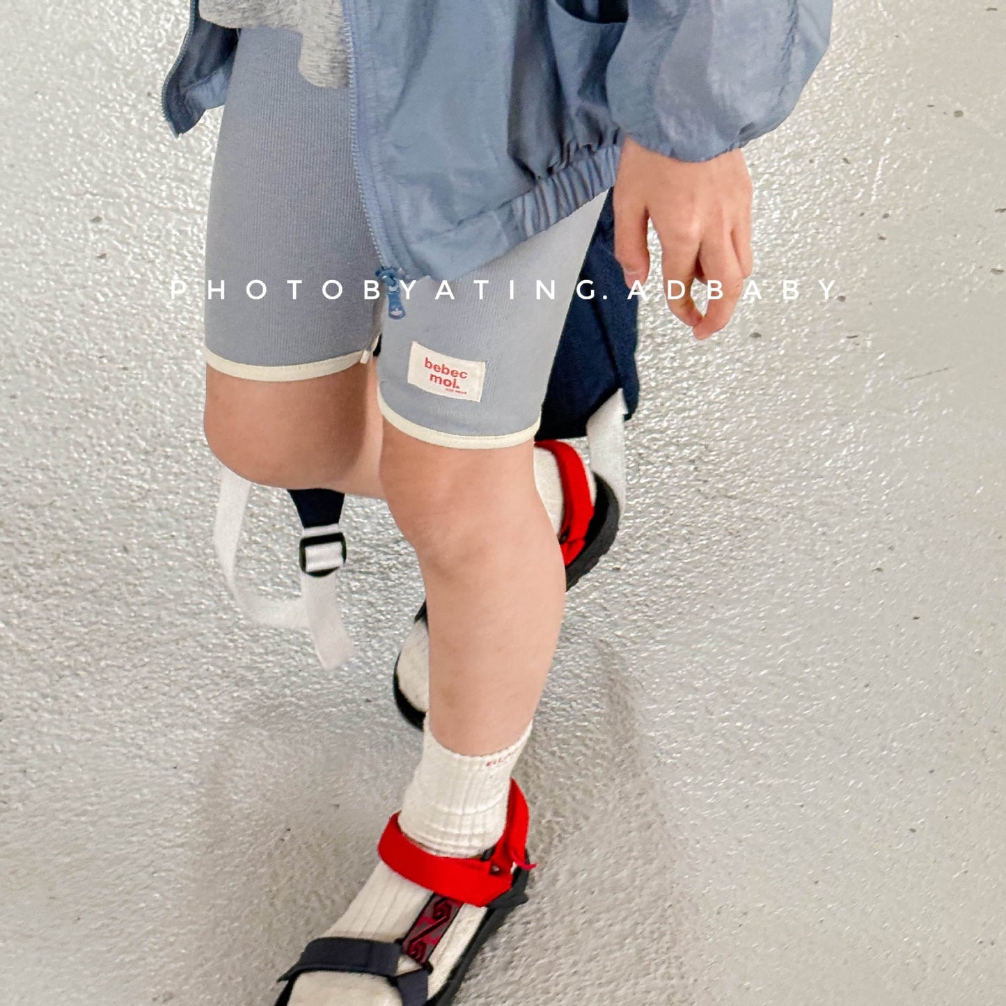 レギンスパンツ 裾バイピングハーフレギンスパンツ【mh0009397】