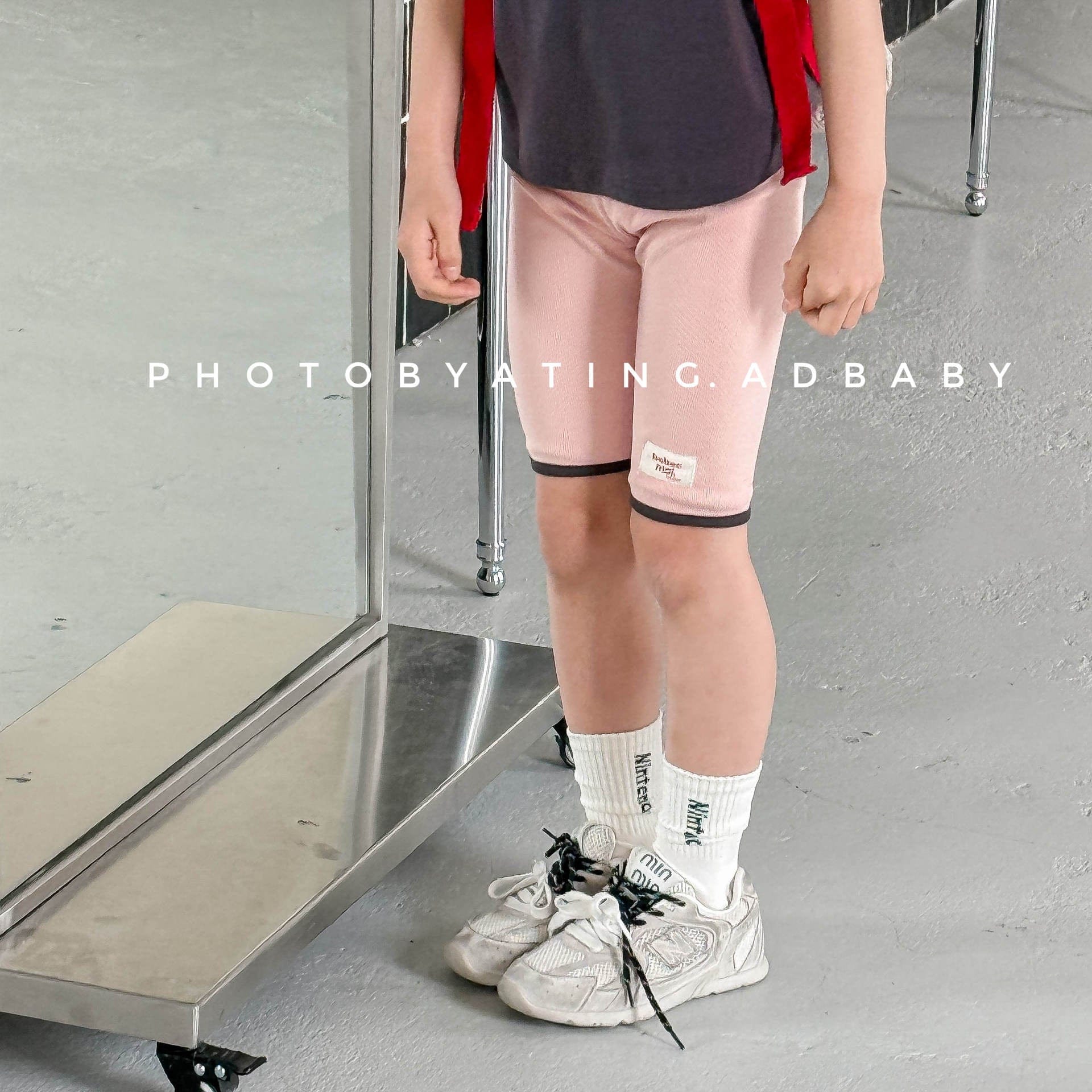 レギンスパンツ 裾バイピングハーフレギンスパンツ【mh0009397】