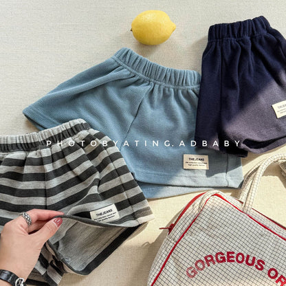 ハーフパンツ・ショートパンツ ボーダー/無地デイリーショートパンツ【mh0009400】