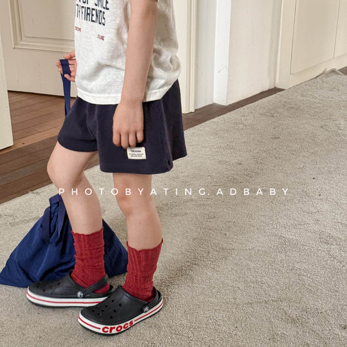 ハーフパンツ・ショートパンツ ボーダー/無地デイリーショートパンツ【mh0009400】