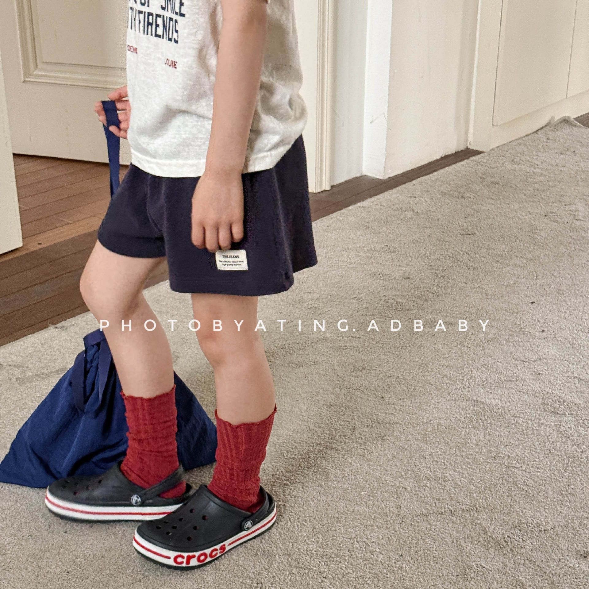 ハーフパンツ・ショートパンツ ボーダー/無地デイリーショートパンツ【mh0009400】