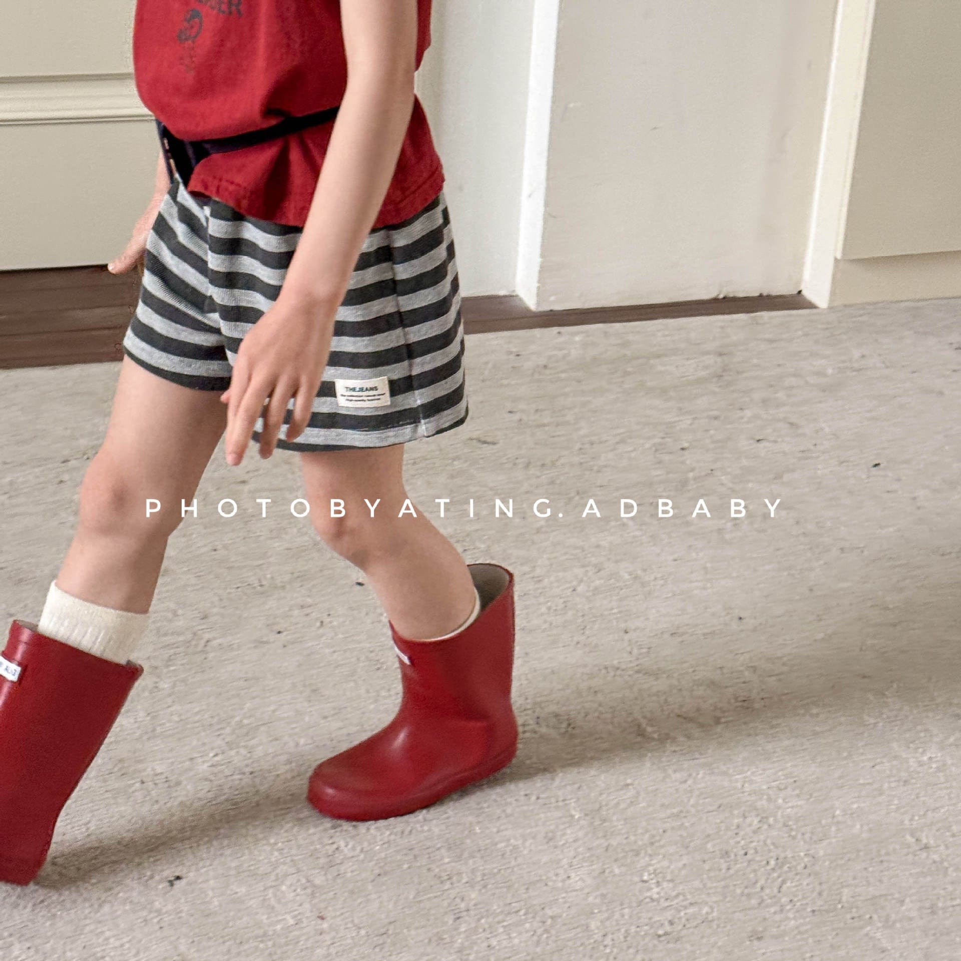 ハーフパンツ・ショートパンツ ボーダー/無地デイリーショートパンツ【mh0009400】