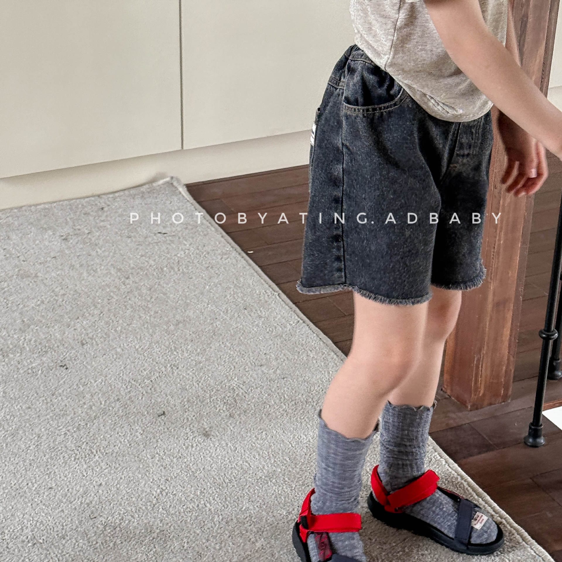 ハーフパンツ・ショートパンツ カットオフデニムショートパンツ【mh0009550】