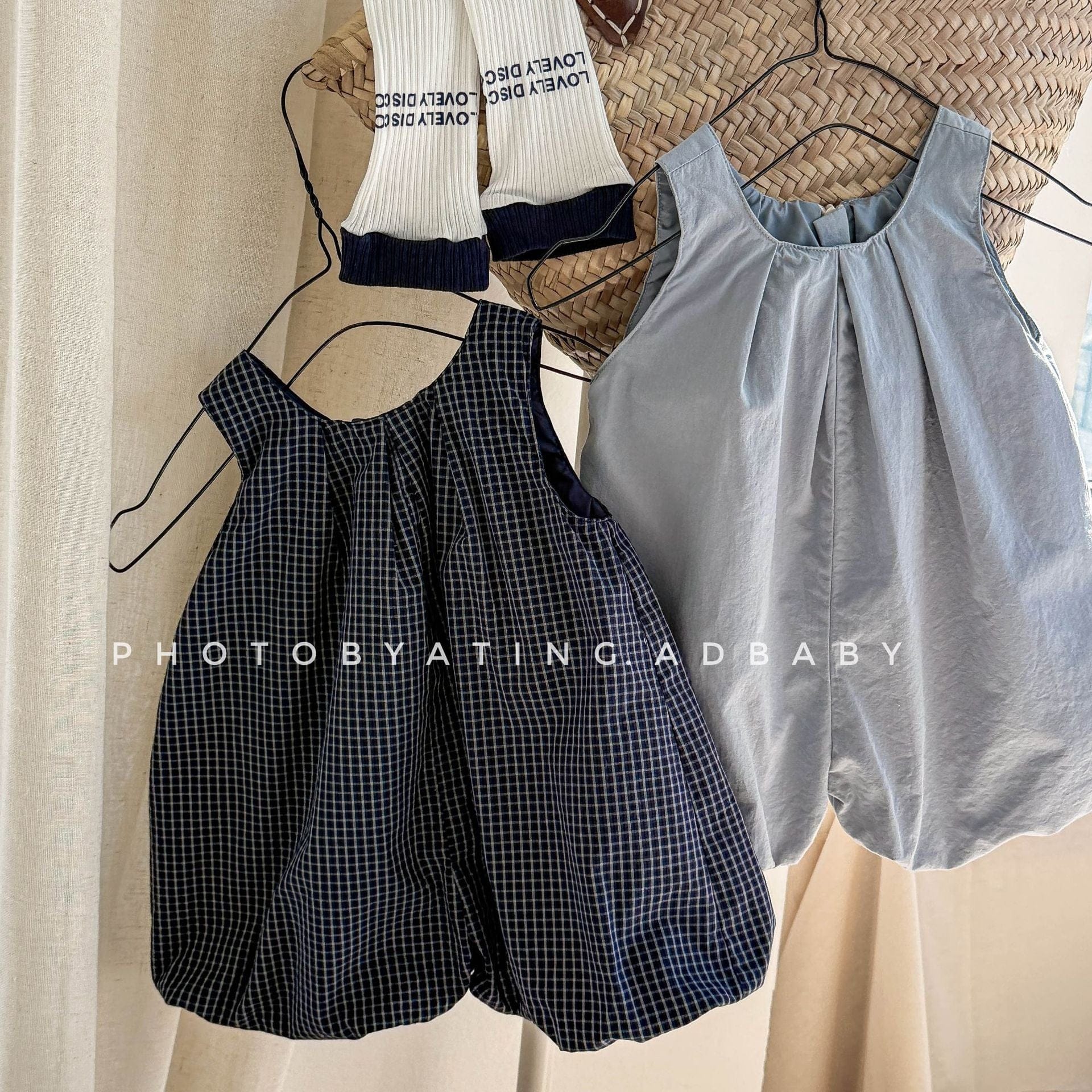 ノースリーブジャンプスーツ ノースリーブバルーンジャンプスーツ【mh0009552】