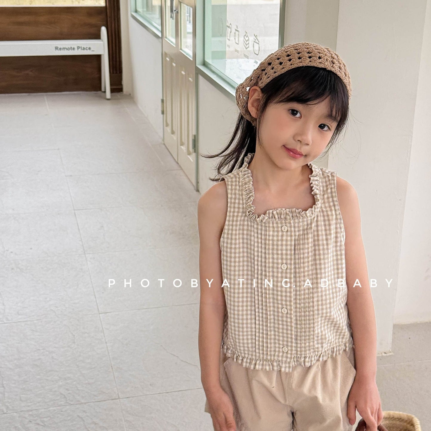 タンクトップ・キャミソール・ノースリーブトップス フリルタックノースリーブブラウス【mh0009553】