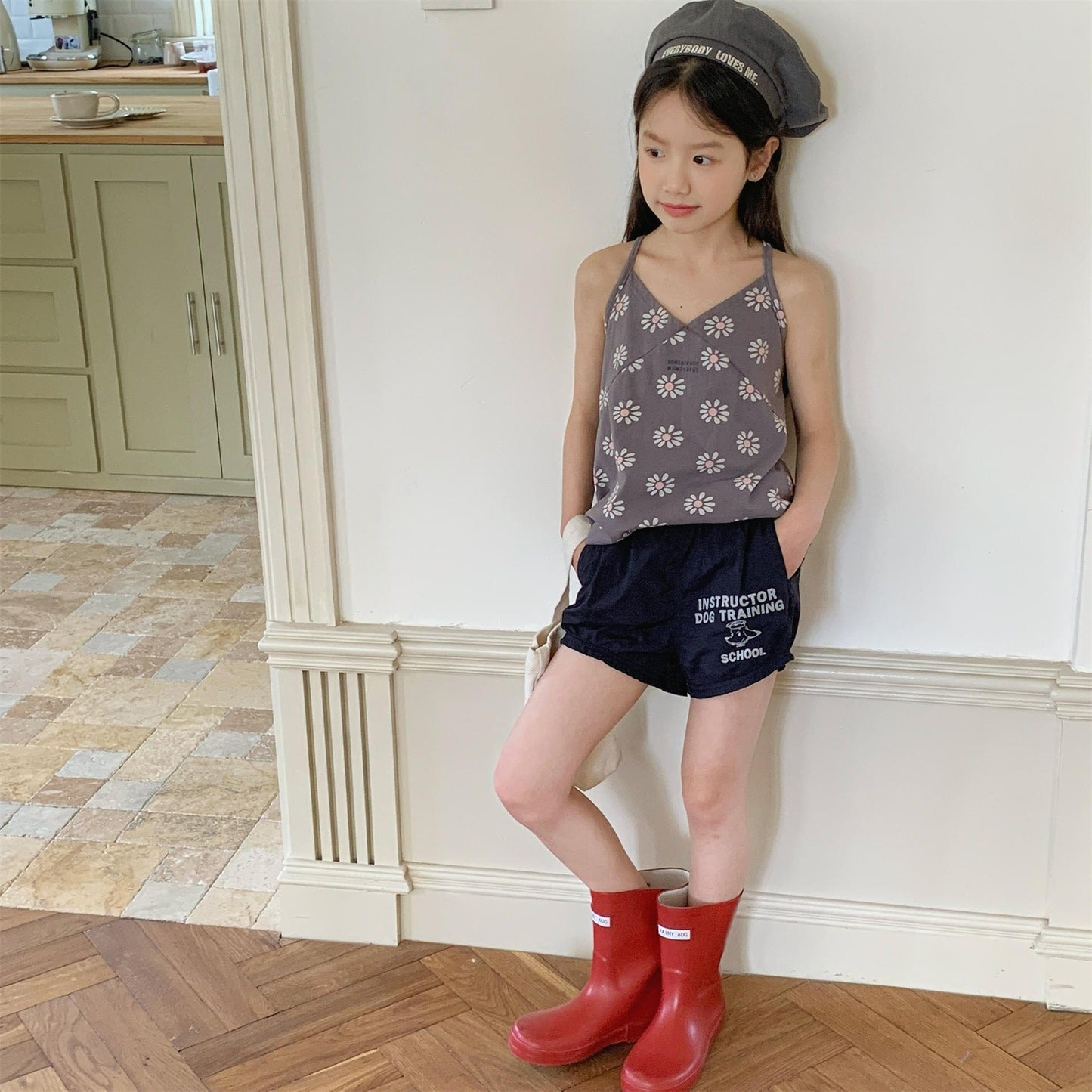 ハーフパンツ・ショートパンツ プリントロゴスポーツショートパンツ【mh0009781】