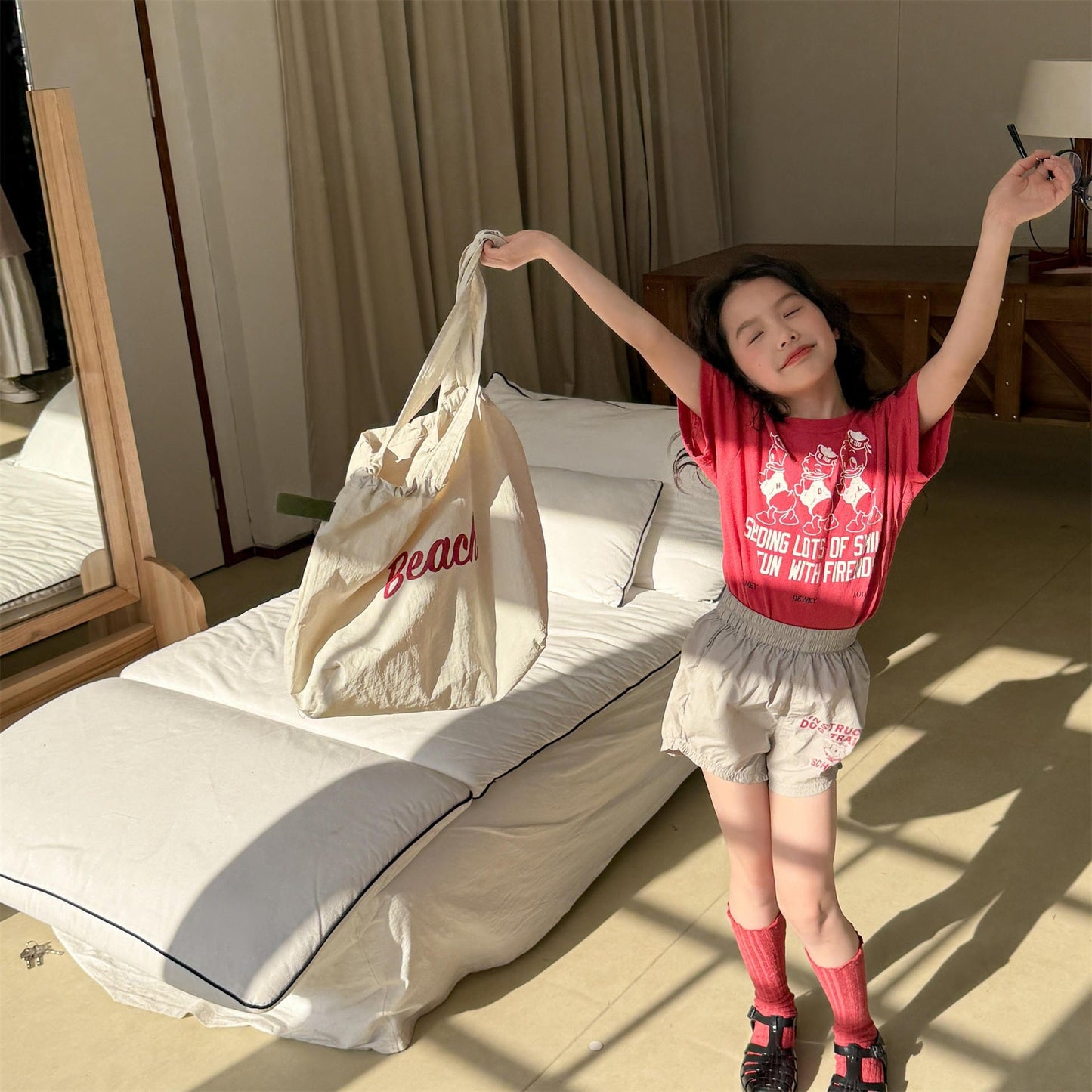 ハーフパンツ・ショートパンツ プリントロゴスポーツショートパンツ【mh0009781】