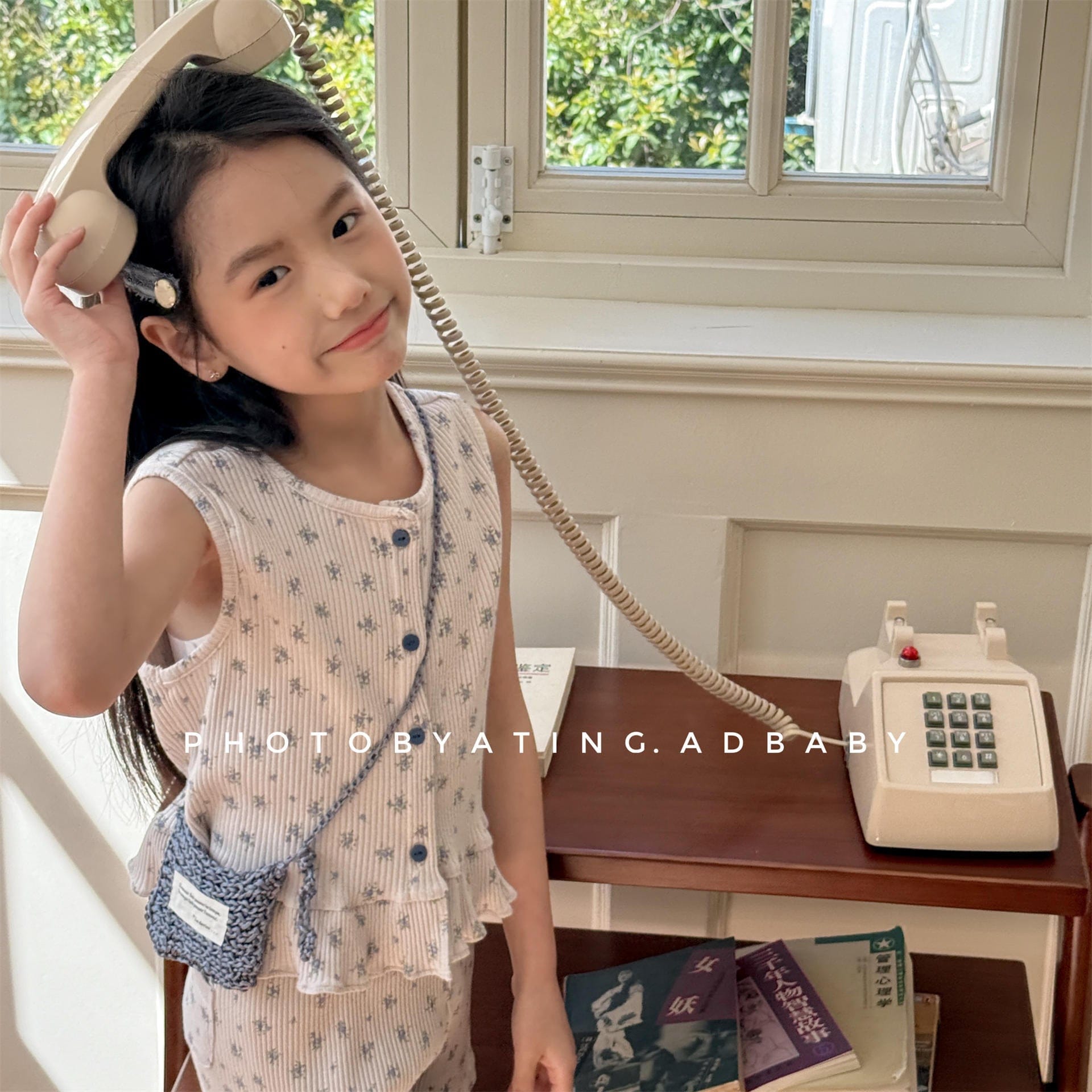 ノースリーブセットアップ フラワープリントタンクトップチュニック+ショートパンツ【mh0010128】