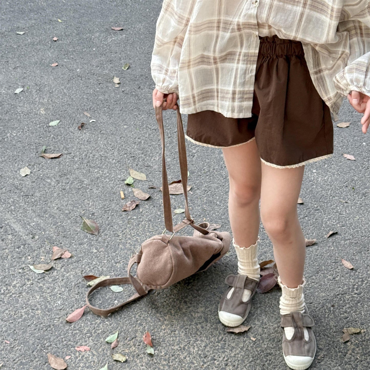 ハーフパンツ・ショートパンツ 裾レースふんわりショートパンツ【mh0010141】