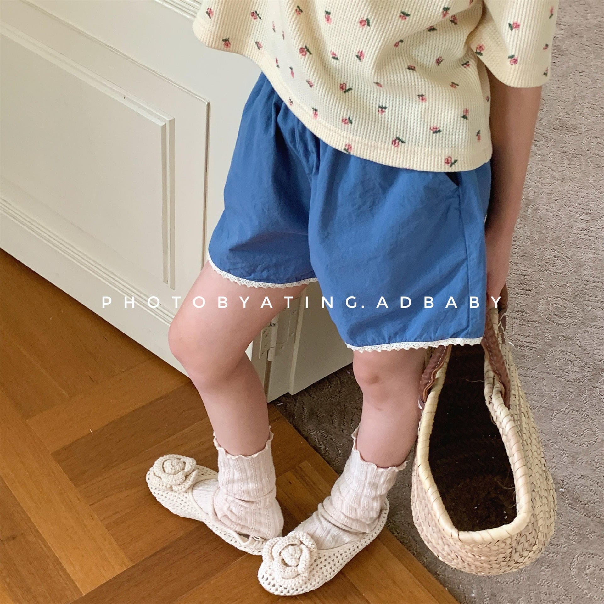 ハーフパンツ・ショートパンツ 裾レースふんわりショートパンツ【mh0010141】