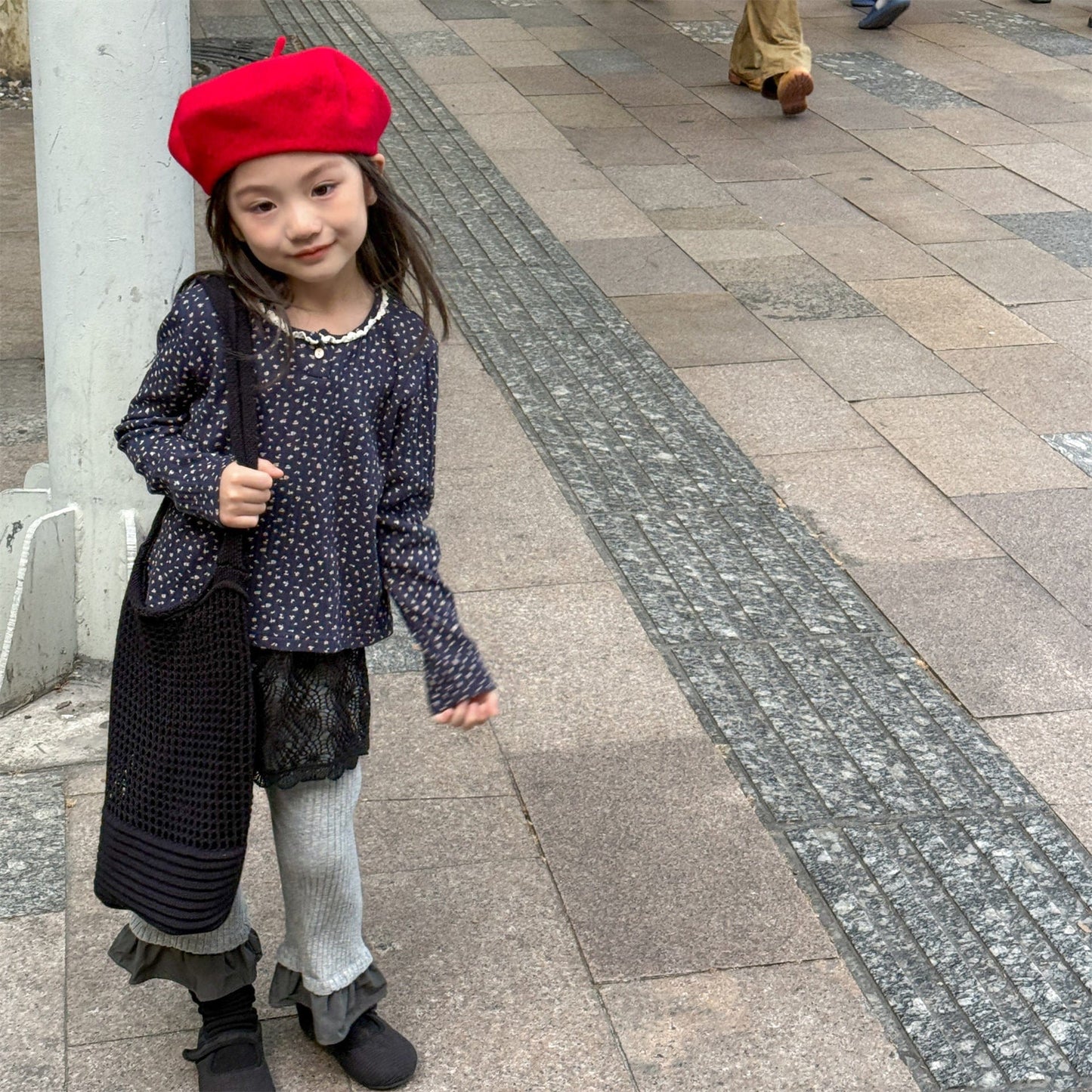 レギンスパンツ 裾フリルフレアレギンスパンツ【mh0010623】