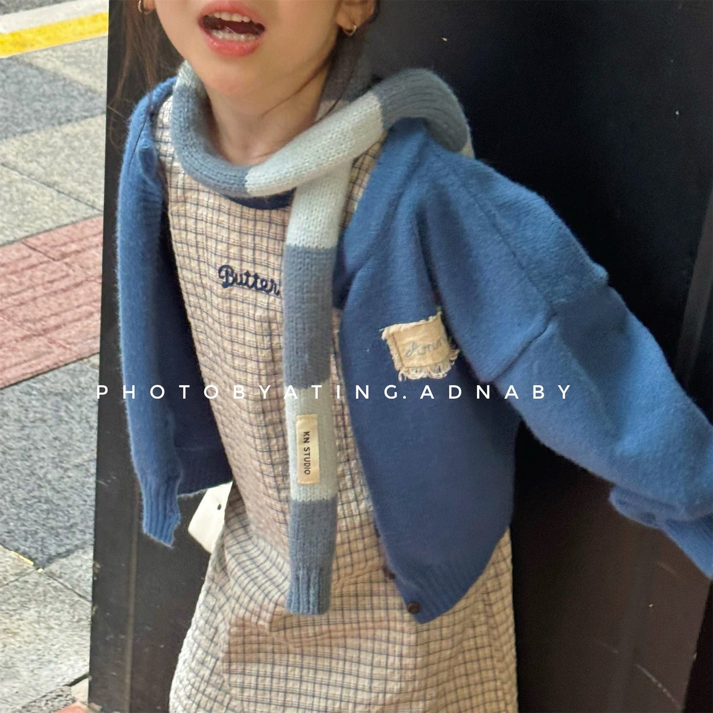 カーディガン・パーカー フリルアップリケニット長袖カーディガンジャケット【mh0010625】