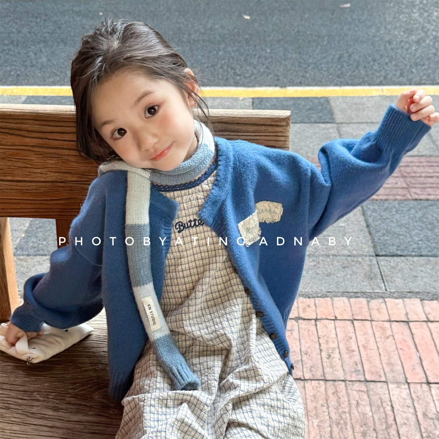 カーディガン・パーカー フリルアップリケニット長袖カーディガンジャケット【mh0010625】