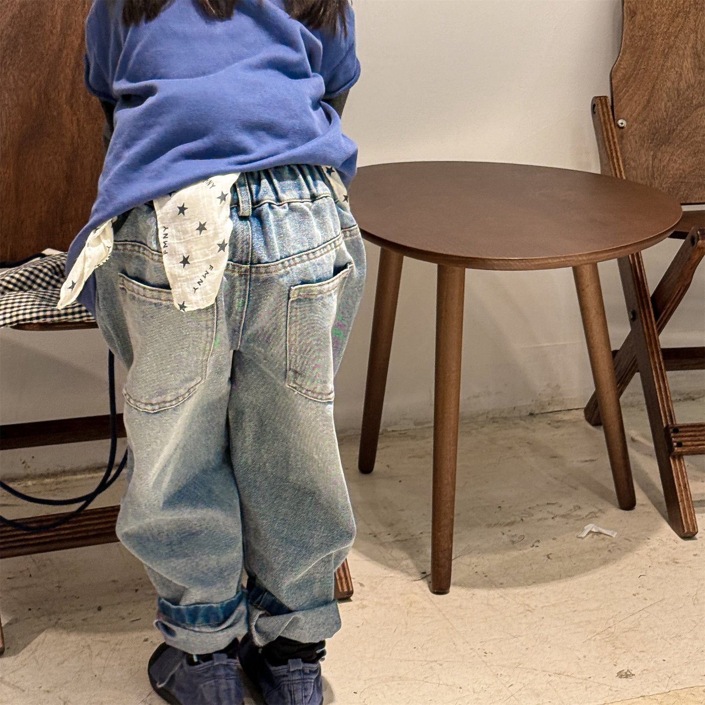 デニムパンツ シンプルベーシックボーイフレンドデニムパンツジーンズ【mh0010626】