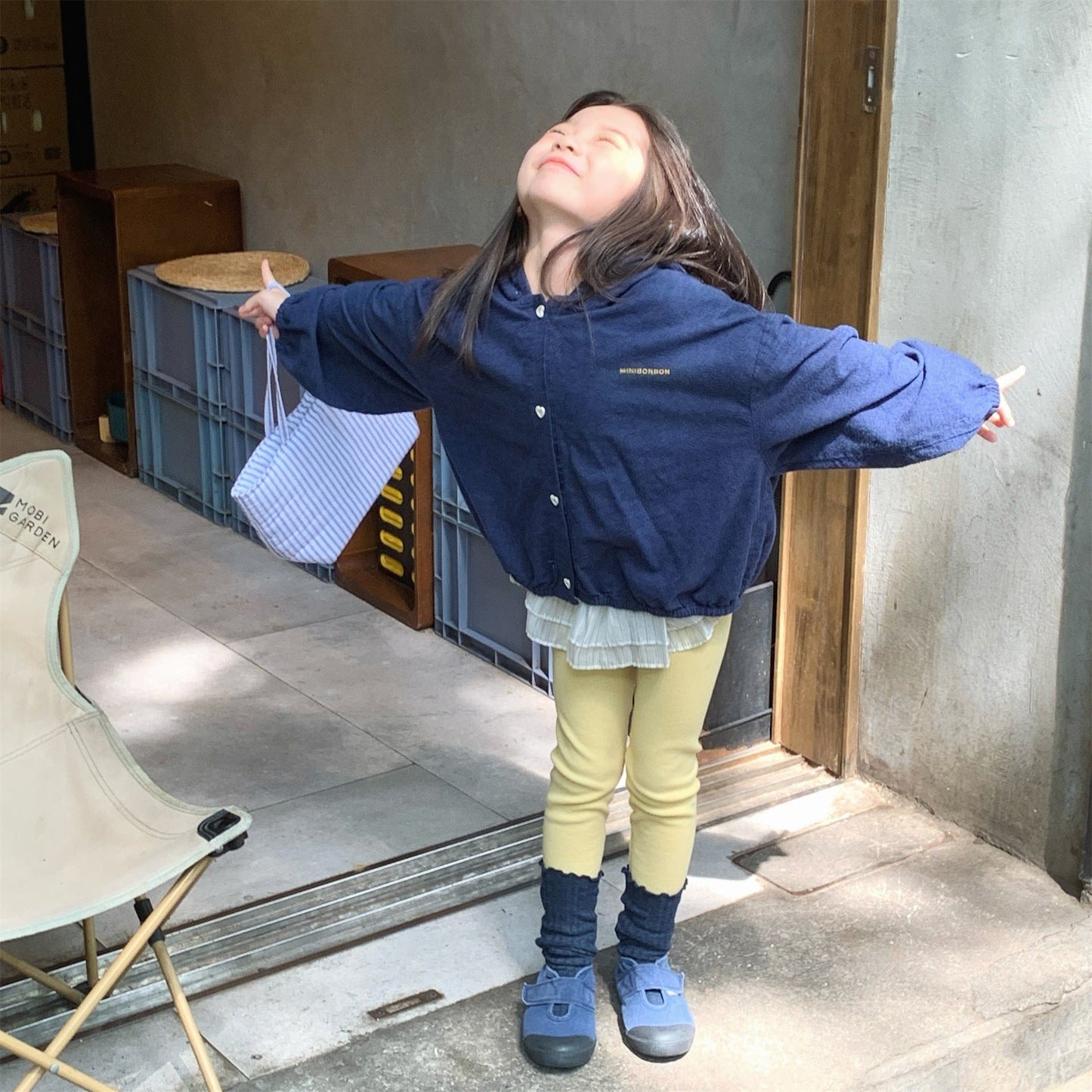 ショートコート・ジャケット・ジャンパー ハートボタンフーディ長袖シャツジャケット【mh0010629】