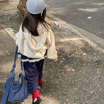 ショートコート・ジャケット・ジャンパー ハートボタンフーディ長袖シャツジャケット【mh0010629】