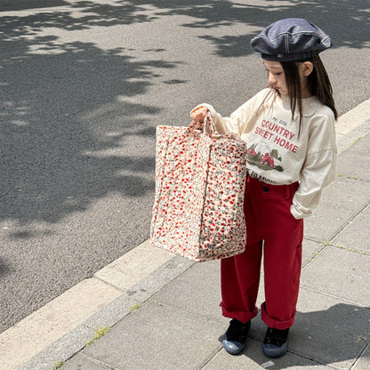 ロングパンツ・スウェットパンツ シンプルデイリーワイドルーズロングパンツ【mh0010632】