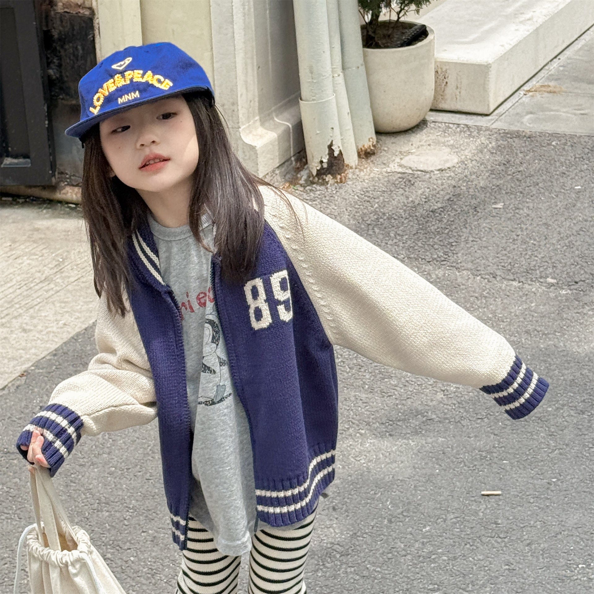 ショートコート・ジャケット・ジャンパー パッチワークニットジップアップスタジアムジャンパーブルゾン【mh0010633】