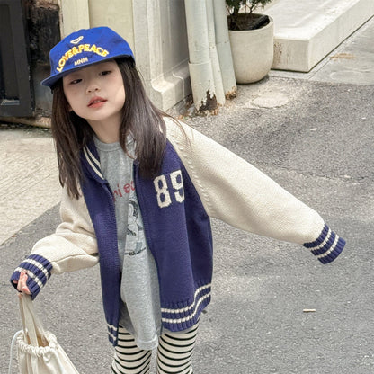 ショートコート・ジャケット・ジャンパー パッチワークニットジップアップスタジアムジャンパーブルゾン【mh0010633】