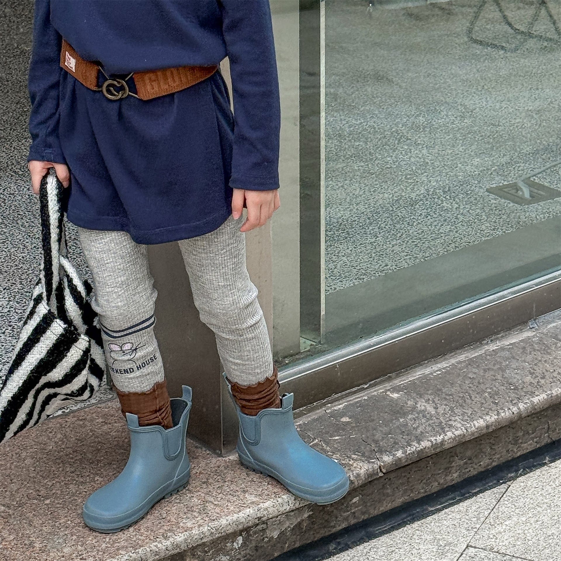 レギンスパンツ ねこ/ネズミプリントレギンスパンツ【mh0010634】