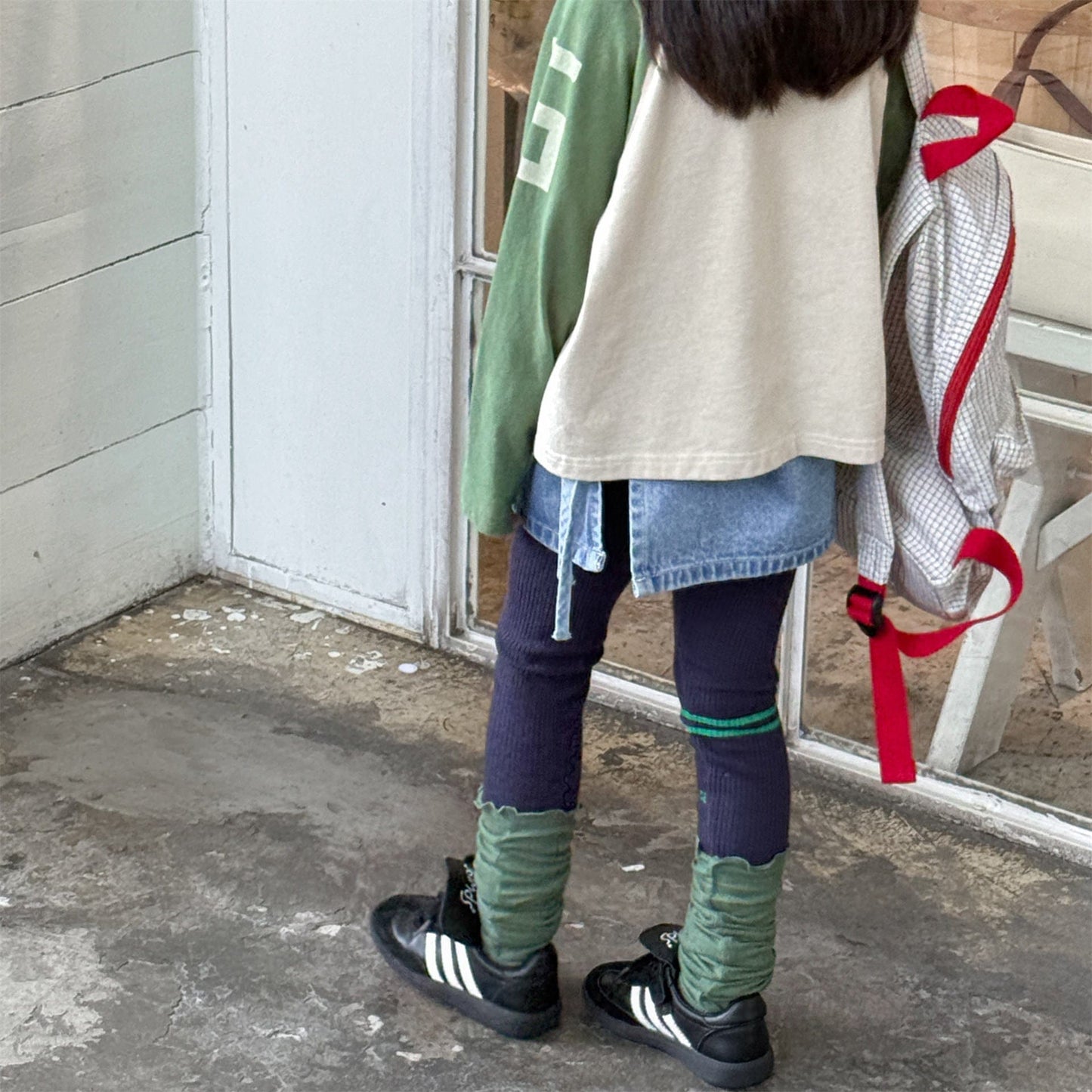 レギンスパンツ ねこ/ネズミプリントレギンスパンツ【mh0010634】