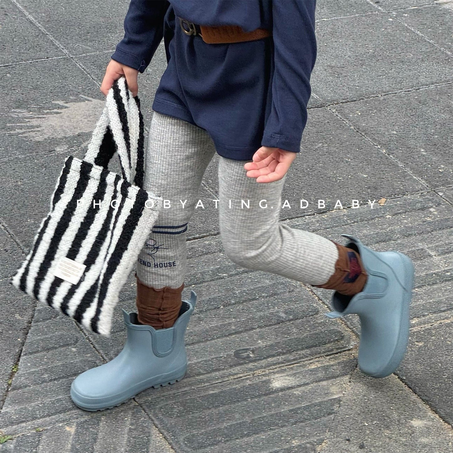 レギンスパンツ ねこ/ネズミプリントレギンスパンツ【mh0010634】