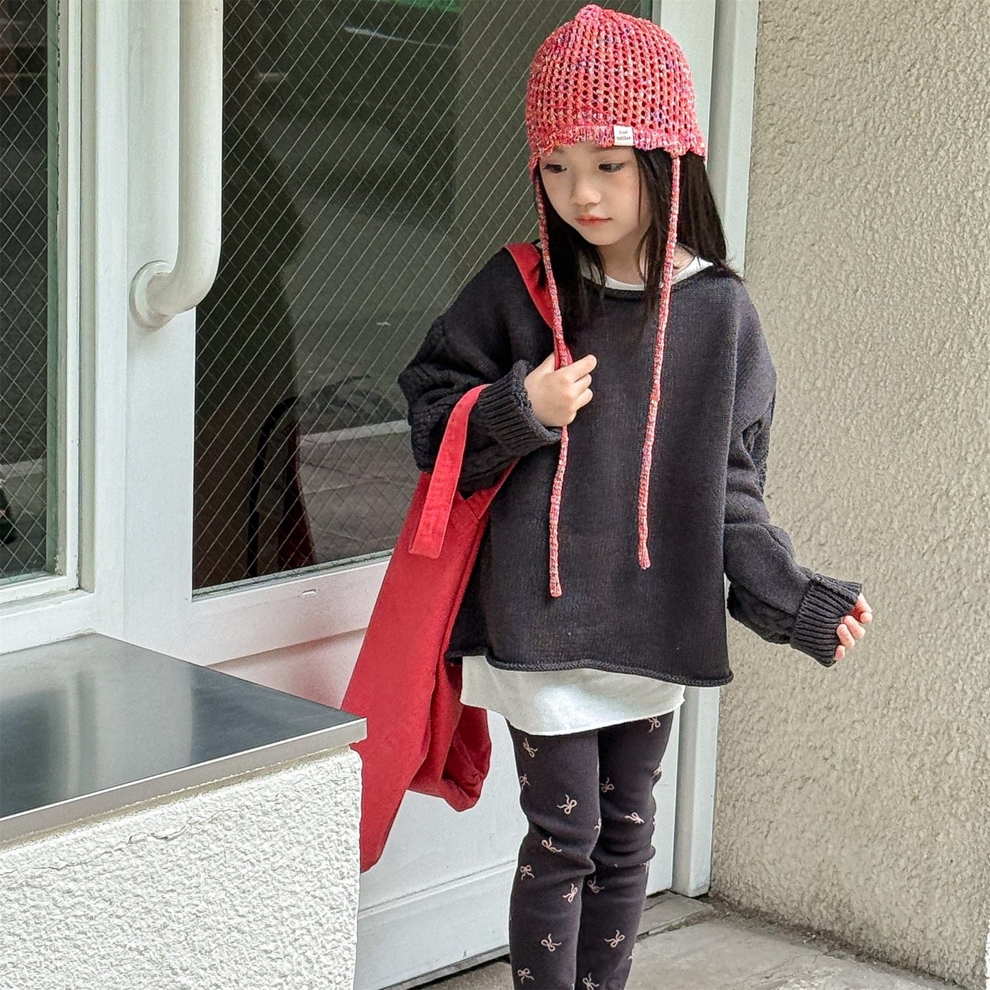 ニット・セーター カットオフニット長袖セータートップス【mh0010636】