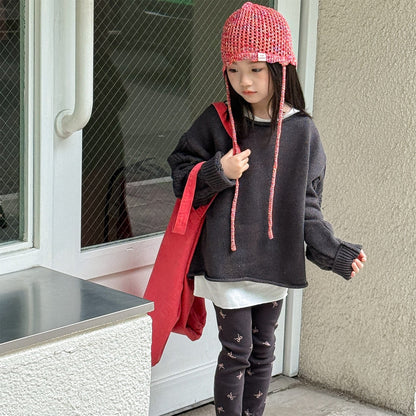 ニット・セーター カットオフニット長袖セータートップス【mh0010636】