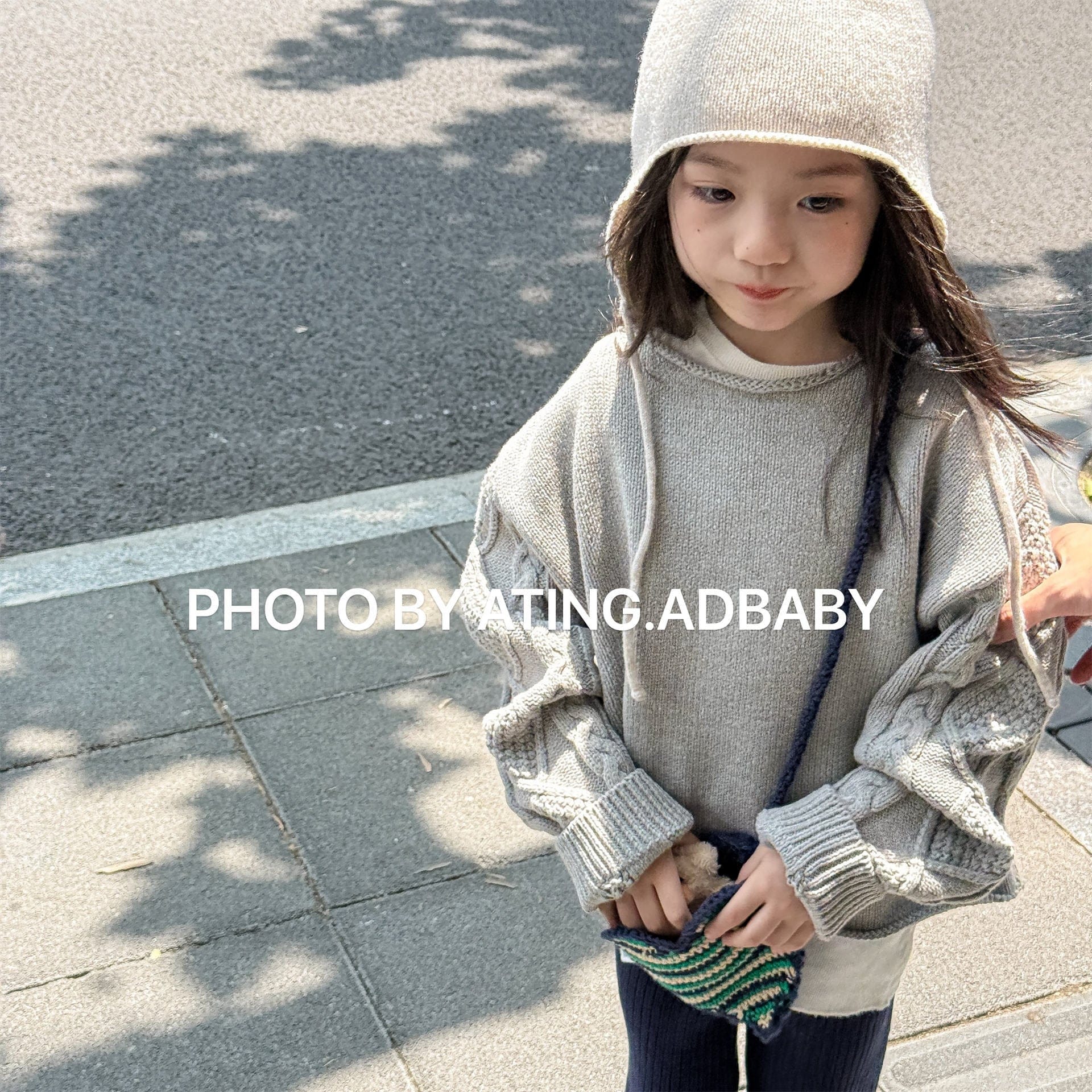 ニット・セーター カットオフニット長袖セータートップス【mh0010636】