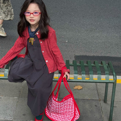 ノースリーブジャンプスーツ レターロゴプリントノースリーブワイドタックパンツジャンプスーツ【mh0010639】