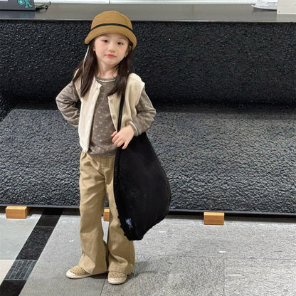 ロングパンツ・スウェットパンツ フラワー/無地フリルフレアベルボトムパンツ【mh0010642】