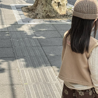 ベスト フロントボタン付きフリースベスト【mh0010809】