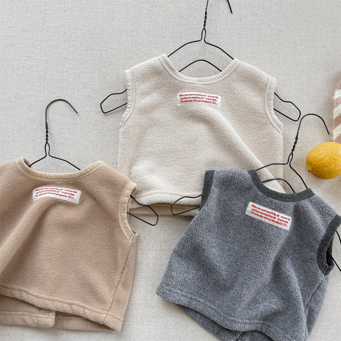 ベスト フロントボタン付きフリースベスト【mh0010809】