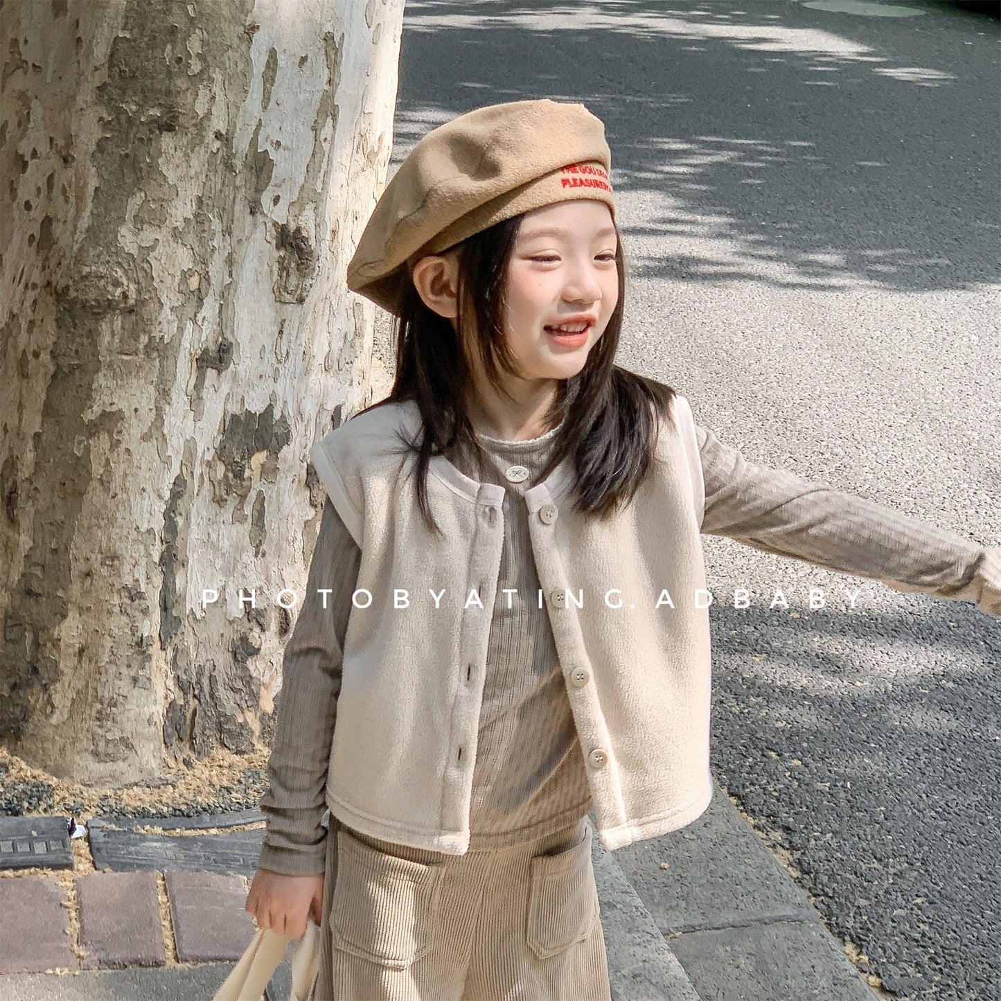 ベスト フロントボタン付きフリースベスト【mh0010809】